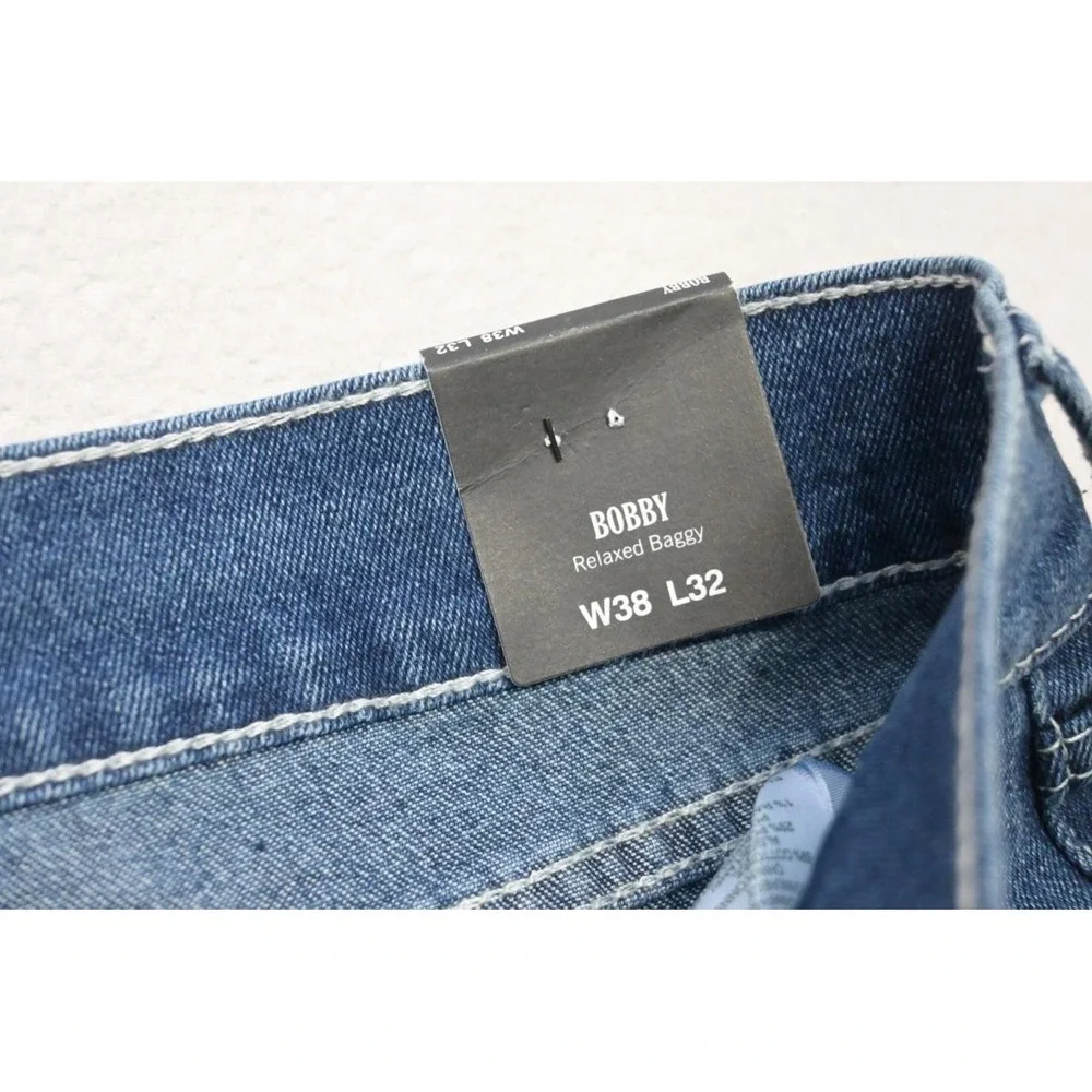 True Religion Jeans Bobby‎ Relaxed Baggy Stretch Mens Size 38 x 32 NWT $159
